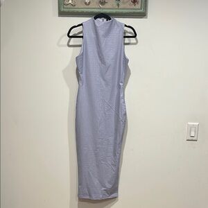 Naked Wardrobe - Sleeveless Lavender Midi Dress